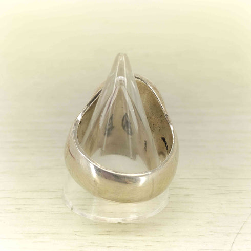 エーアンドジー A&G 925刻印 シルバースカルリング メンズ  23号